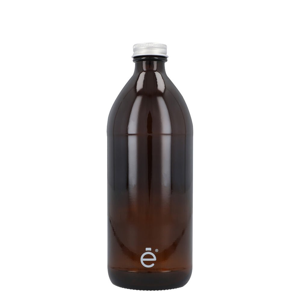 Botella de cristal 500 ml con tapón de aluminio 